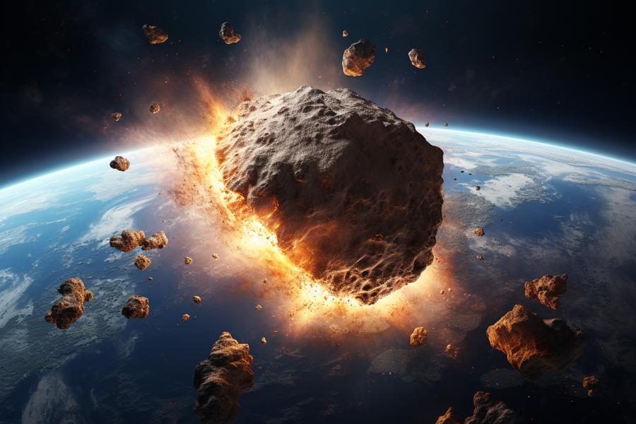 AI Generated Image for: Asteroid Day: Safeguarding Earth from Cosmic Hazards