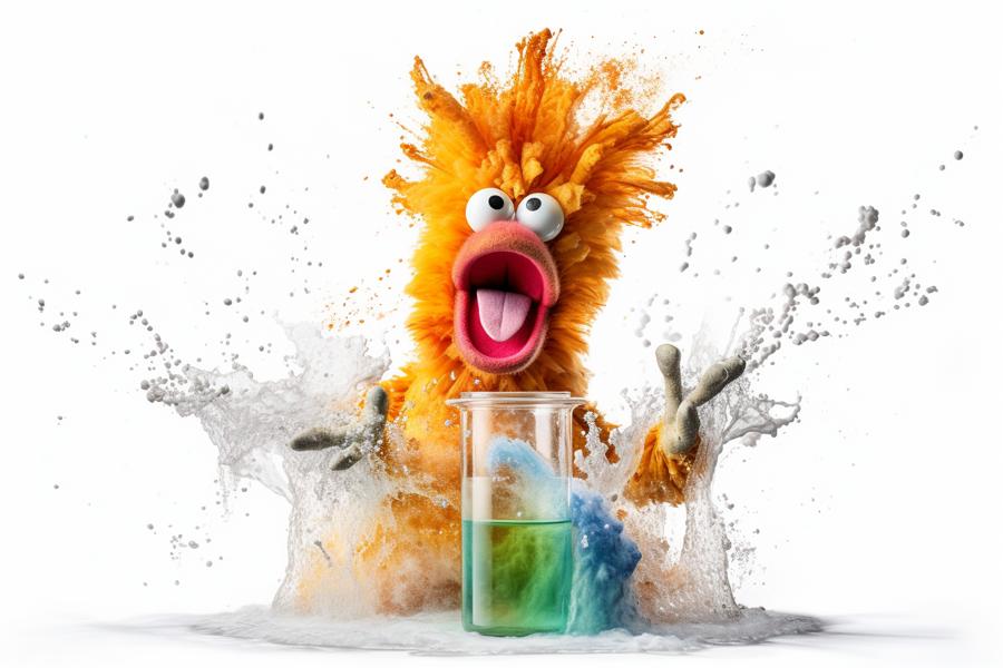 AI Generated Image for: Muppet Mayhem: Why Scientific Experiments and Furry Creatures Don't Mix