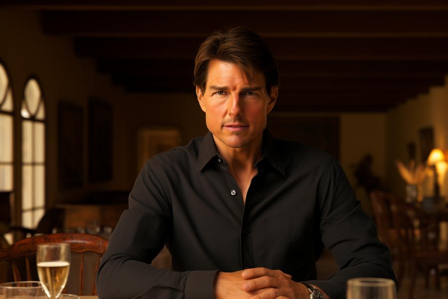 AI Generated Image for: Time Finally Catching Up with Tom Cruise