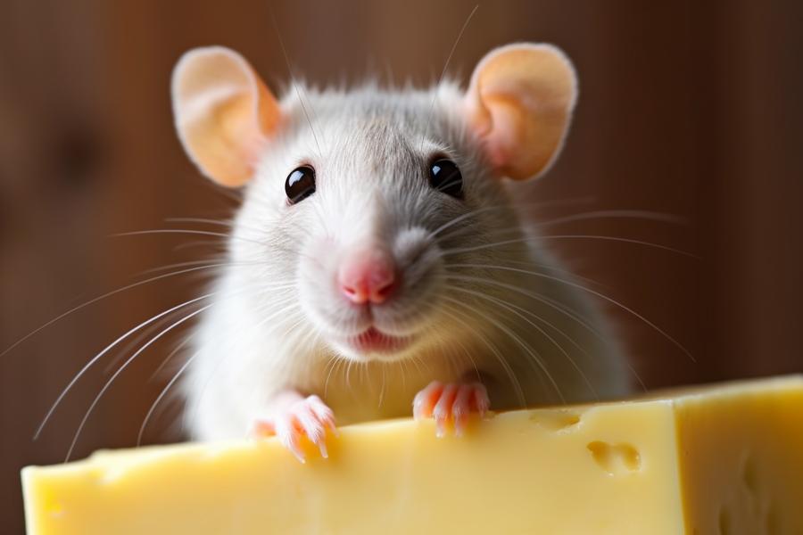 AI Generated Image for: Mice, Lasers, and Swiss Cheese: A Comedy of Cheesy Proportions