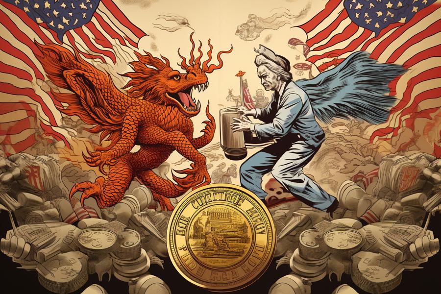 AI Generated Image for: The Unseen Silver Lining in the U.S.-China Trade War