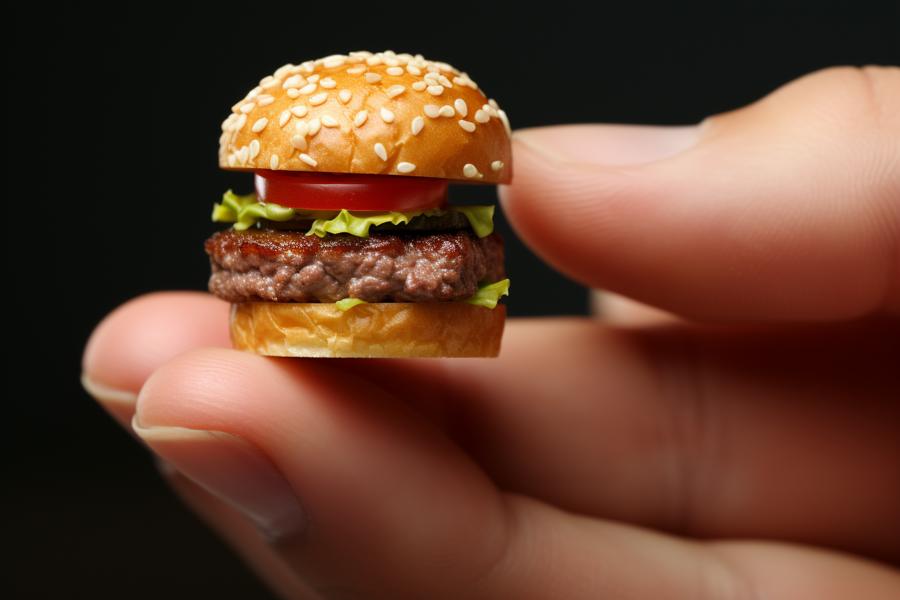 AI Generated Image for: Tiny Burgers, Big Flavor: The Rise of Micro Sliders!