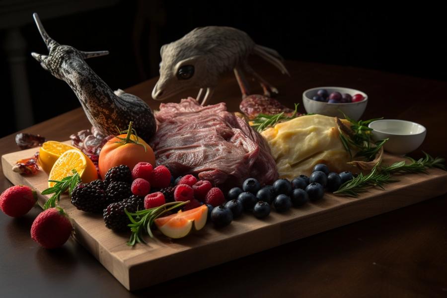 AI Generated Image for: Breaking the Mold: A Charcuterie Board with a Twist