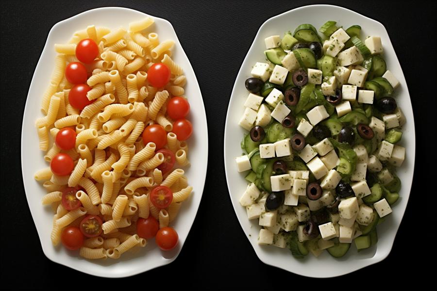 AI Generated Image for: How Anti-Pasta Salad Can Kick Pasta Salad's Butt Without Breaking a Sweat