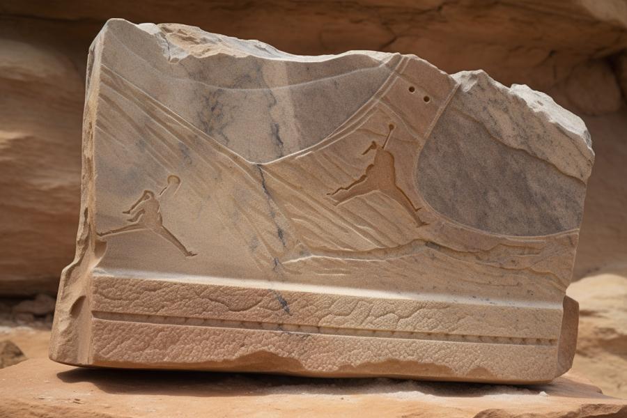 AI Generated Image for: The Fossilized Air Jordan Discovery