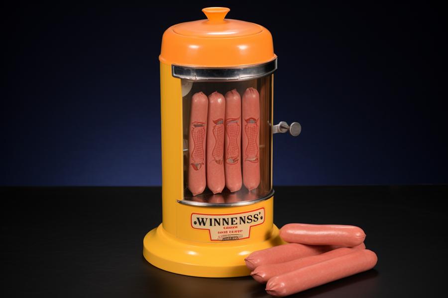 AI Generated Image for: The Sausage Revolution: Conglomaco's New Desktop Sausage Dispenser
