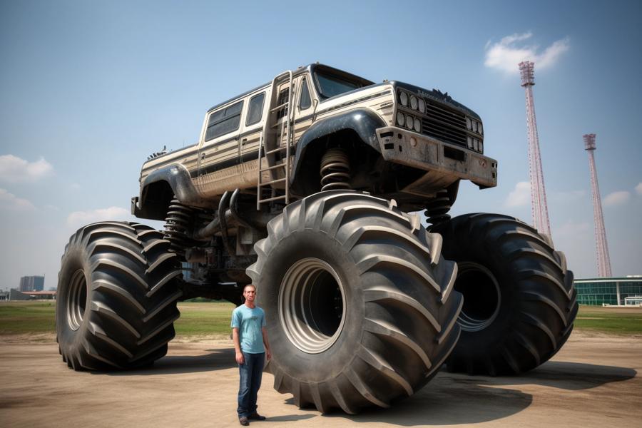 AI Generated Image for: World's Largest Monster Truck: Mega Mauler