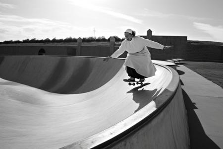 From Habit to Half-Pipe: Meet Sister Mary Margaret MacGoon, the Skateboarding Nun!