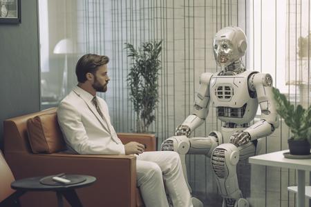 Robot Therapist Seeks Therapy After Mid-Life Crisis