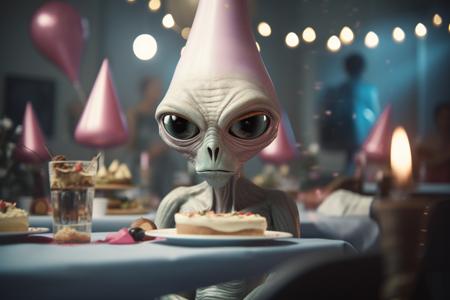 Managing Editor Turns 54, Alien Coworker Thinks It's Silly