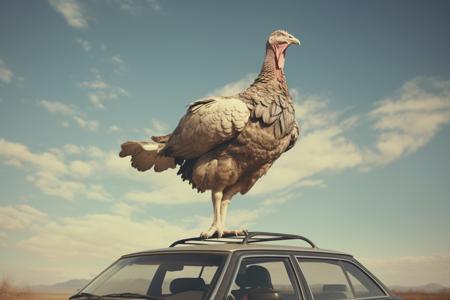 Wild Turkeys Aren't Afraid of a Little Height