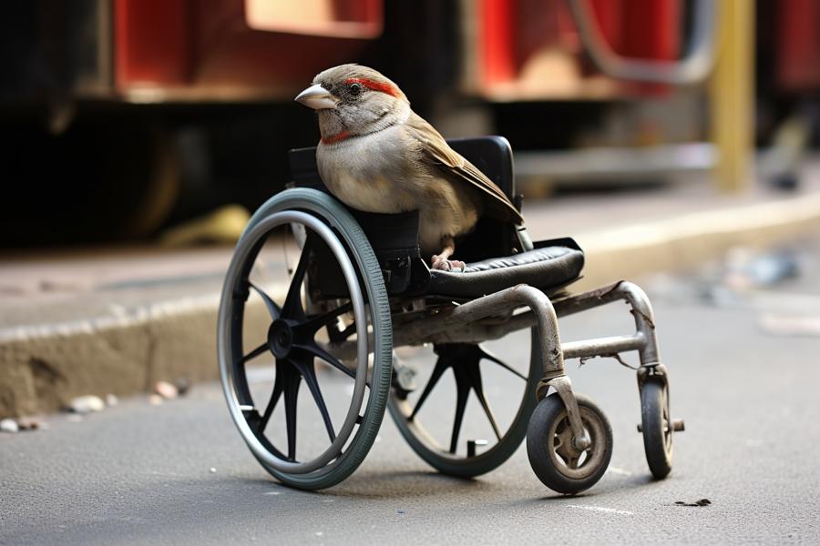 AI Generated Image for: Caring for Injured Birds: A Guide to Raising Baby Sparrows with a Hurting Wing