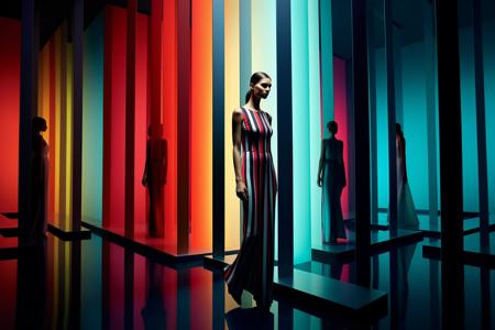 London's 2023 Autumn Fashion Collection Unveils a Kaleidoscope of Eccentric Elegance!