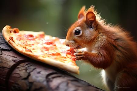 The Pizza Paradox: Do Red Squirrels Understand the Joy of Pizza?