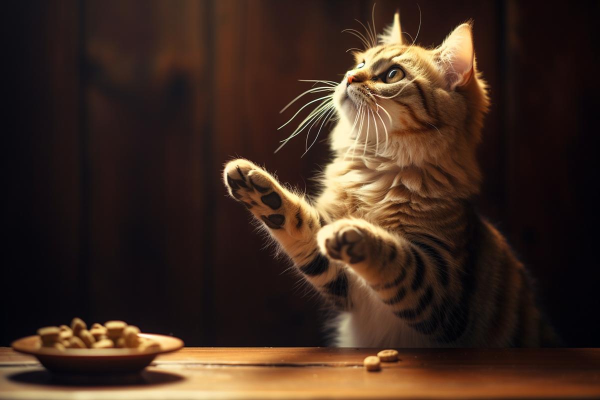 AI Generated Image for: How to Train Humans for Treats - A Cat's Perspective