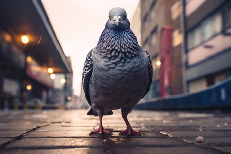 One Pigeon’s Plight: The Battle of Man, Tray, and The Notion of Free Falling Scraps