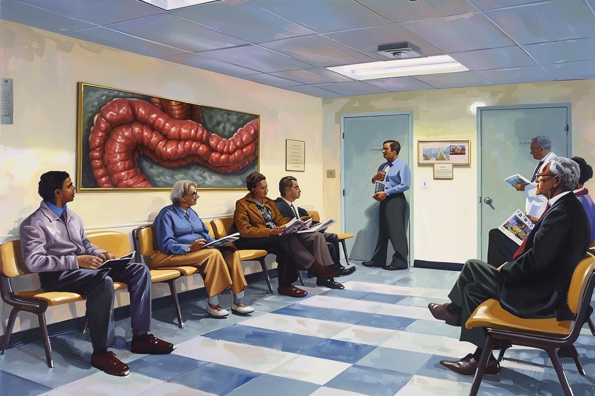 AI Generated Image for: The Waiting Game: A Gut-Wrenching Look at Colonoscopy Delays