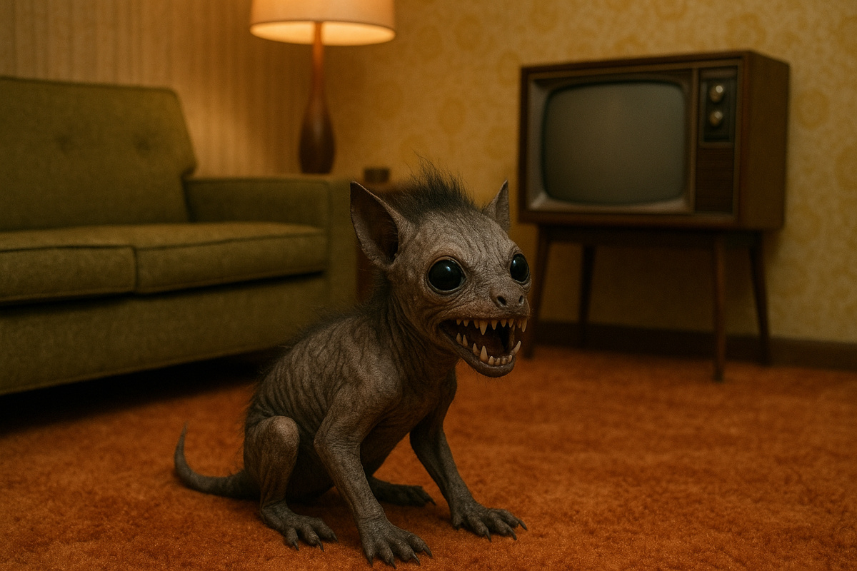 AI Generated Image for: Mail-Order Chupacabra Pups Now Available