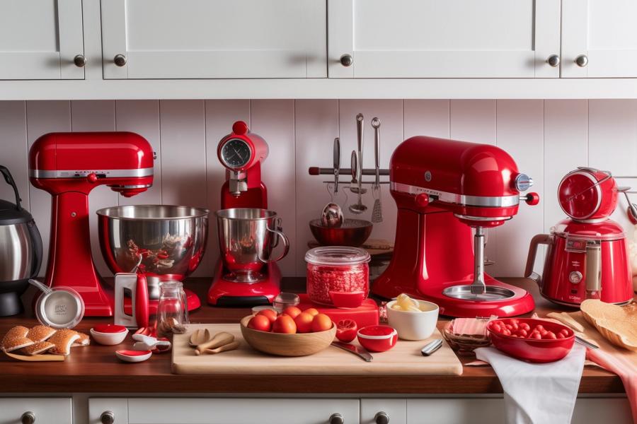 AI Generated Image for: Red Means Go: How Red Can Save You Time in the Kitchen